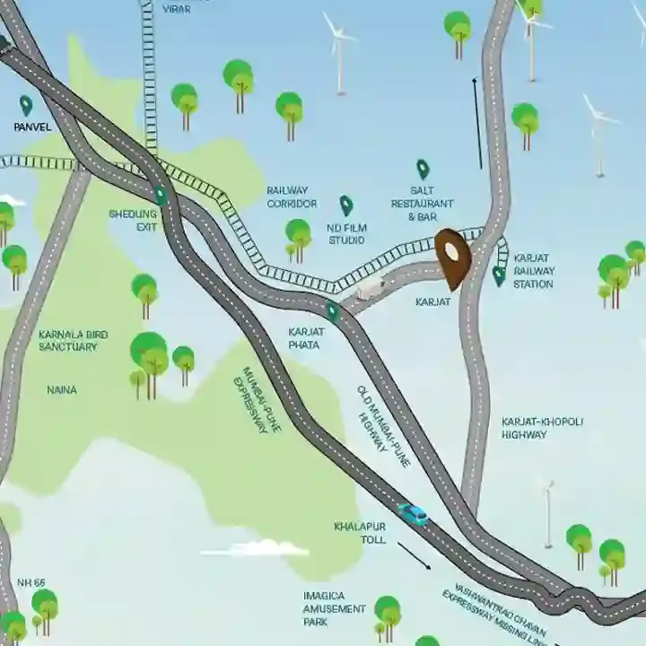 Sugee Verandas location map, Varne